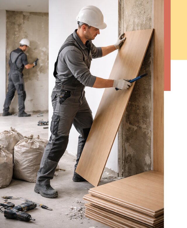 Демонтаж стеновых панелей в Учалах от 3558 руб. за м² быстро и недорого | ОТДЕЛОЧНИК-Члы