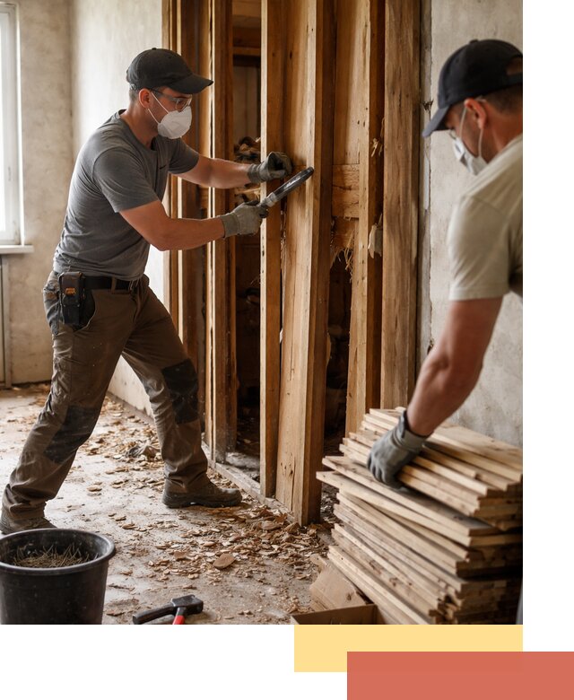 Демонтаж деревянных перегородок в Учалах быстро и аккуратно