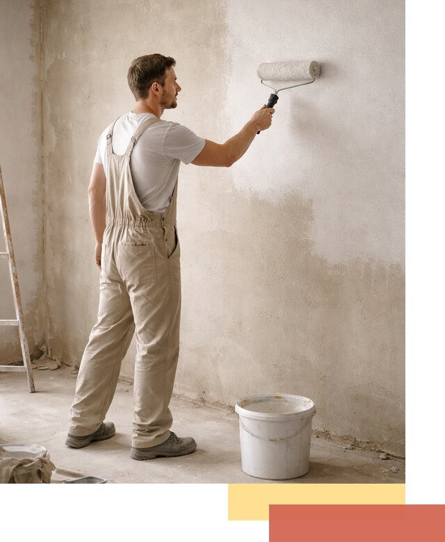 Грунтовка стен под отделку в Учалах профессиональным раствором