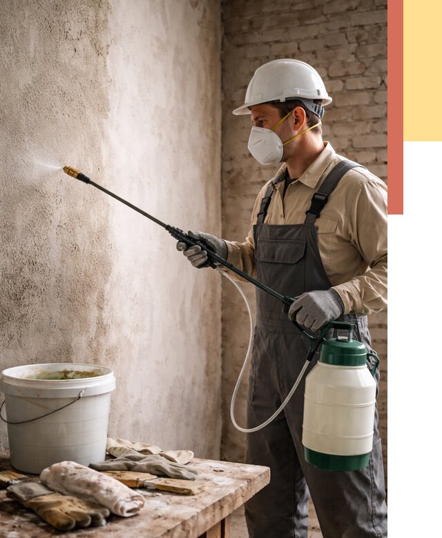 Антисептическая обработка стен в Учалах от 1220 руб. — быстро и недорого | ОТДЕЛОЧНИК-Члы