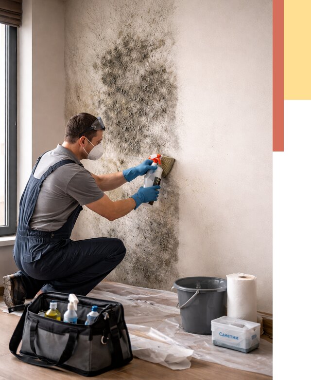 Удаление плесени со стен в Учалах от 2186 руб. — быстро и недорого | ОТДЕЛОЧНИК-Члы