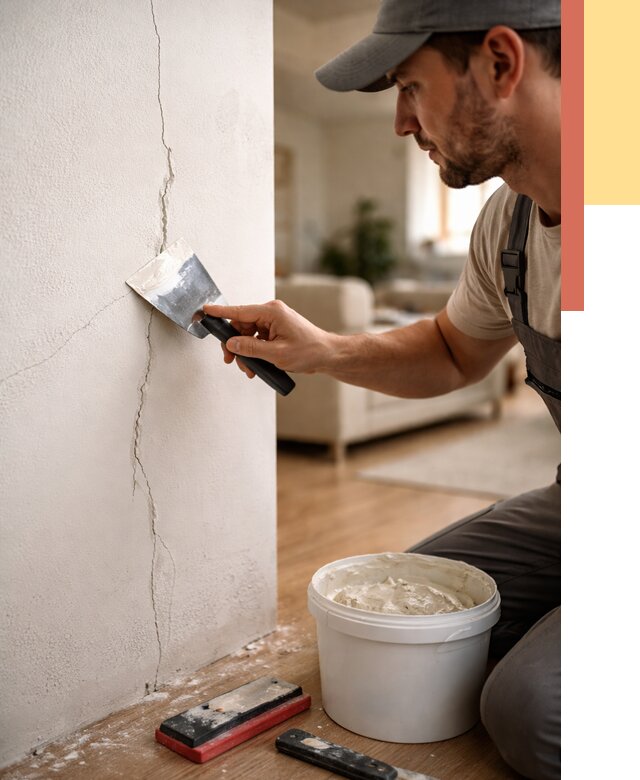 Заделка трещин и сколов в Учалах от 2491 руб. — быстро и недорого | ОТДЕЛОЧНИК-Члы