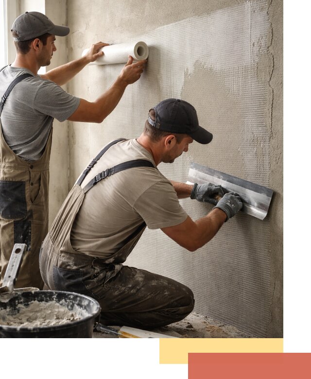 Армирование стен стеклосеткой в Учалах для прочной отделки