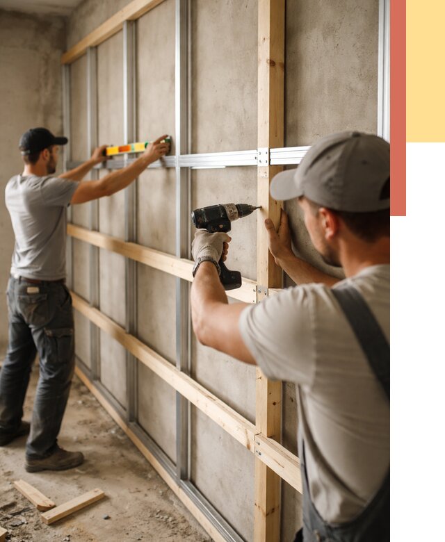 Устройство обрешетки под панели в Учалах от 2135 руб. — монтаж под ключ | ОТДЕЛОЧНИК-Члы