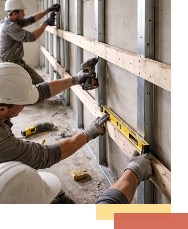 Устройство обрешетки под панели в Учалах