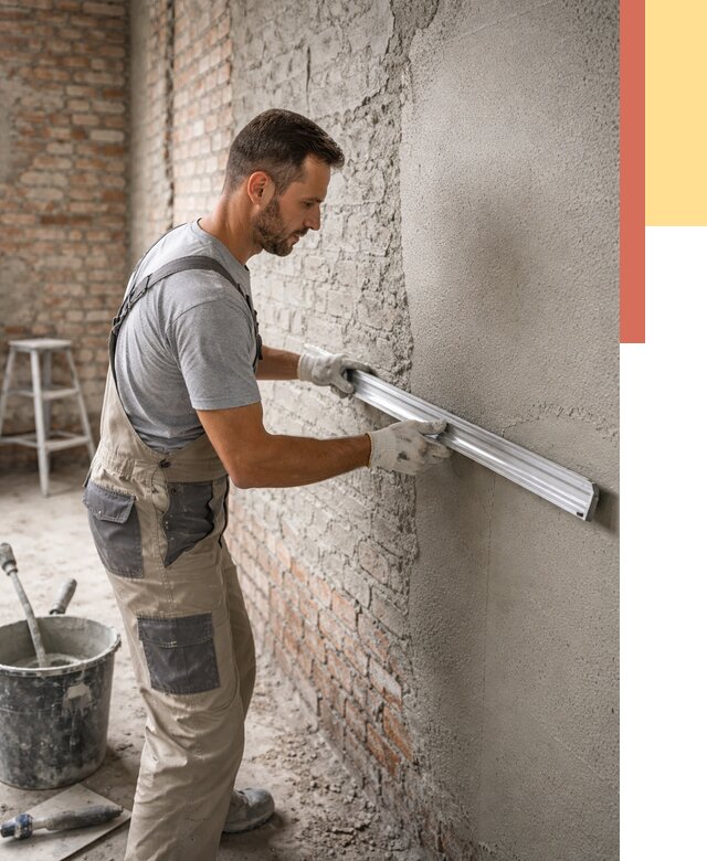 Штукатурка кирпичных стен в Учалах от 4575 руб/м2 — быстро и недорого | ОТДЕЛОЧНИК-Члы