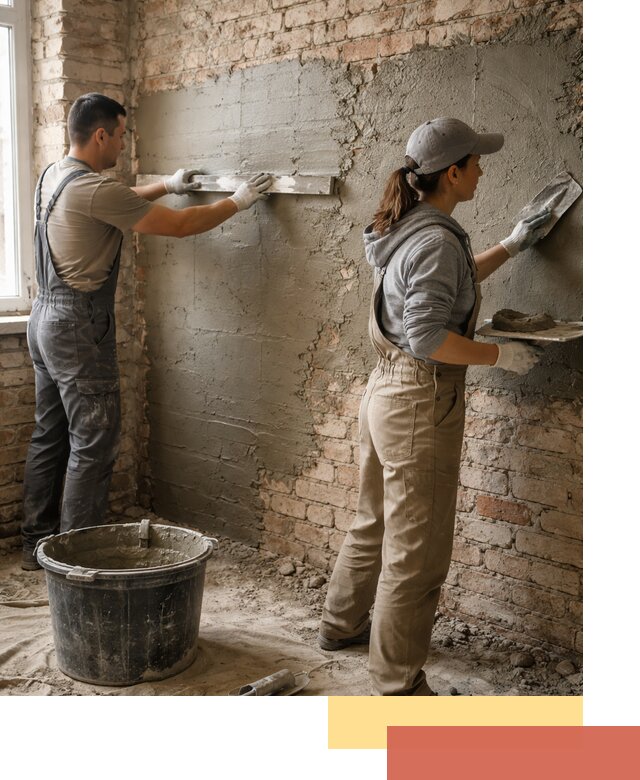 Штукатурка кирпичных стен в Учалах — качественно и надежно