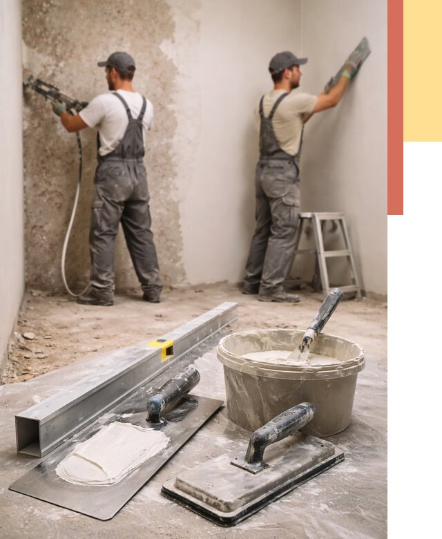 Штукатурка стен под обои в Учалах от 4575 руб./м2 — выравнивание под обои | ОТДЕЛОЧНИК-Члы