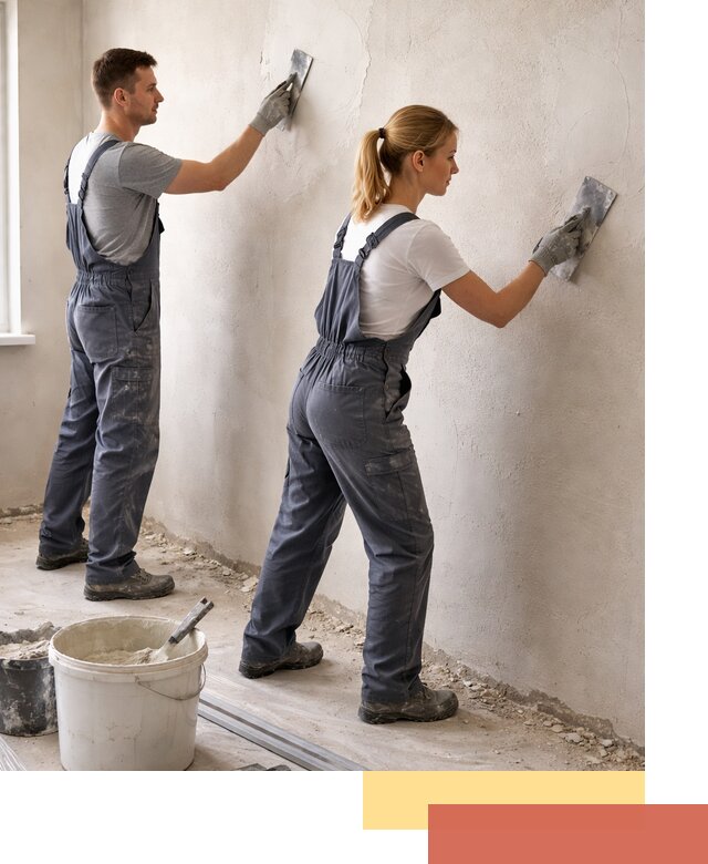 Штукатурка стен под обои в Учалах профессионально и быстро