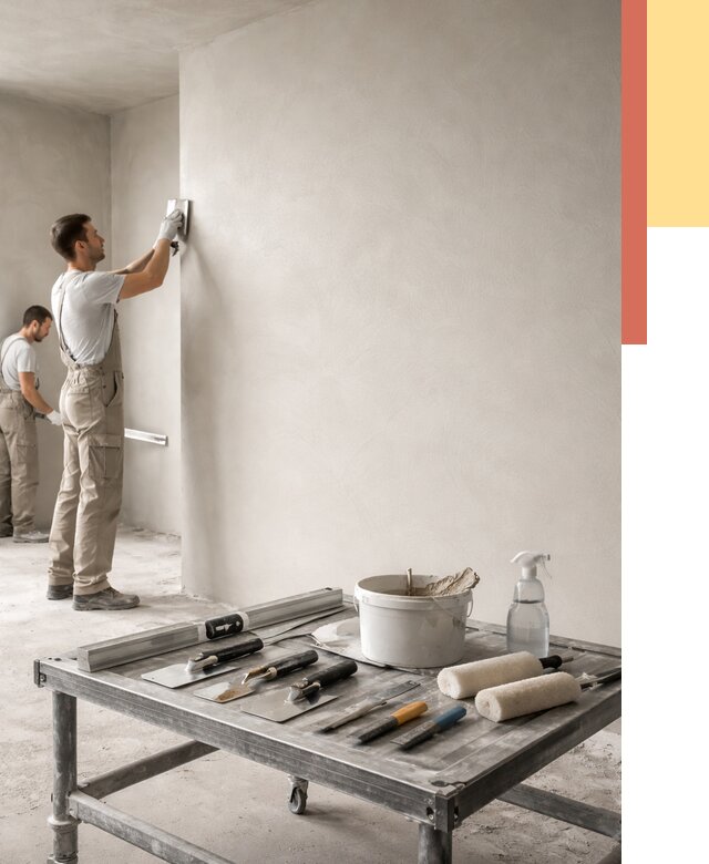 Штукатурка стен под покраску в Учалах от 4575 руб./м² — качественно и недорого | ОТДЕЛОЧНИК-Члы