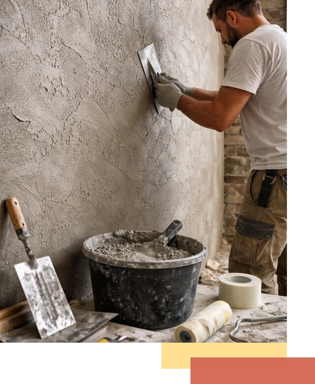 Декоративная штукатурка лофт в Учалах — отделка стен и потолков