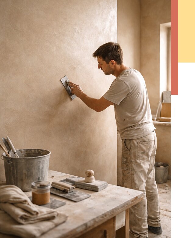 Марокканская штукатурка таделакт в Учалах под ключ от 4270 руб. | ОТДЕЛОЧНИК-Члы
