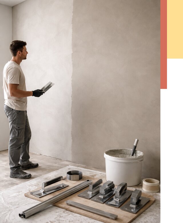 Нанесение микроцемента на стены в Учалах от 3253 руб./м2 под ключ | ОТДЕЛОЧНИК-Члы