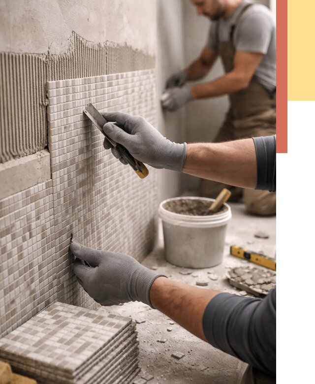 Облицовка стен мозаикой в Учалах от 3253 руб/м2 — укладка мозаики на стены | ОТДЕЛОЧНИК-Члы