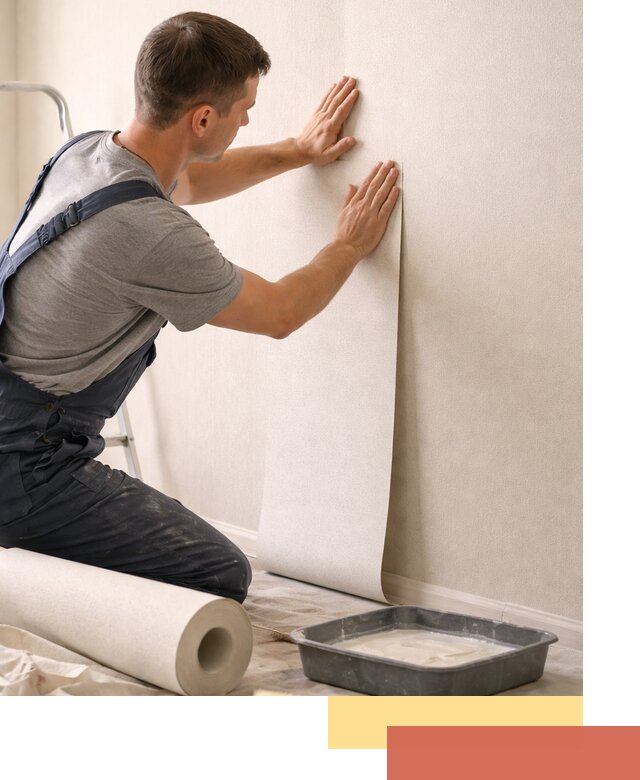 Поклейка флизелиновых обоев в Учалах качественно и быстро