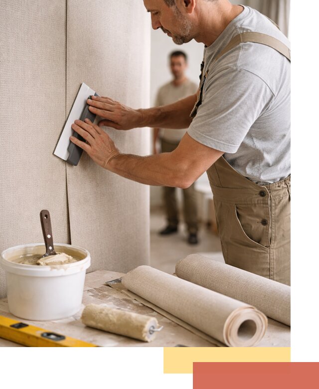 Поклейка текстильных обоев в Учалах профессионально и аккуратно