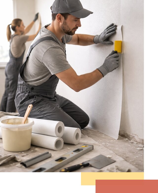 Поклейка стеклообоев профессионально в Учалах