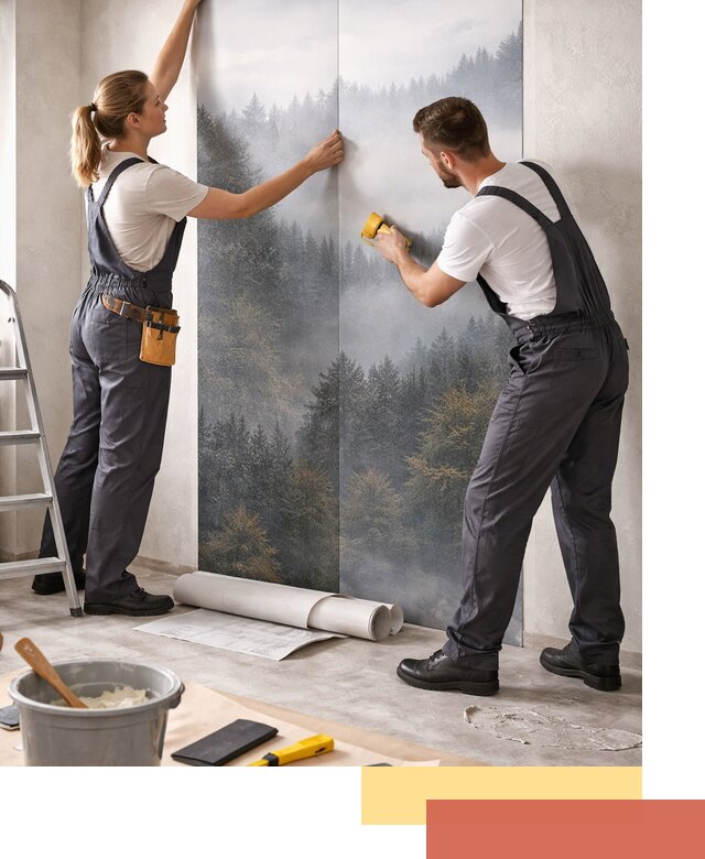 Поклейка фотообоев профессионально в Учалах под ключ