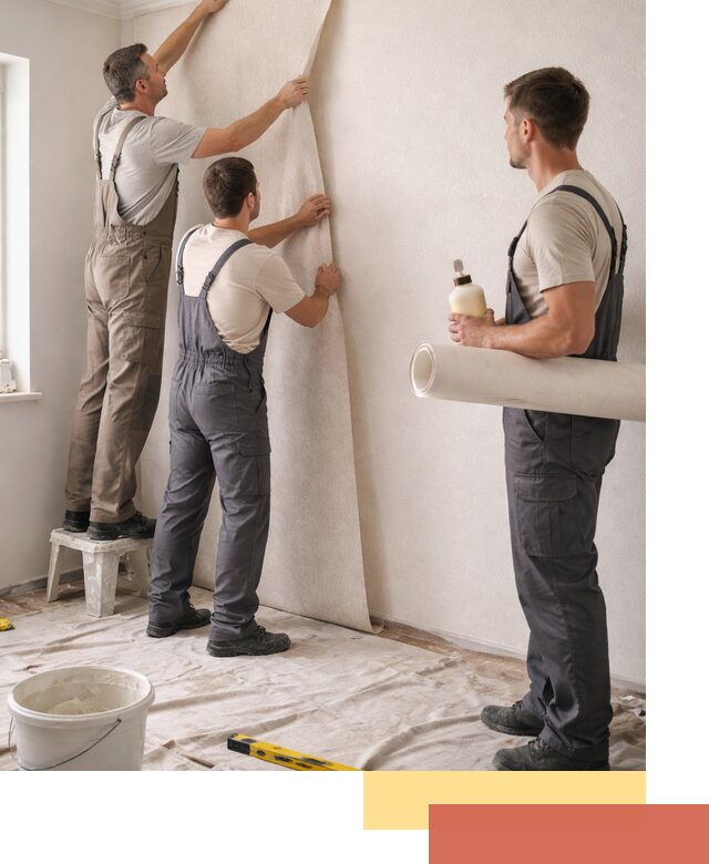 Оклейка стен обоями в Учалах — качественно и профессионально