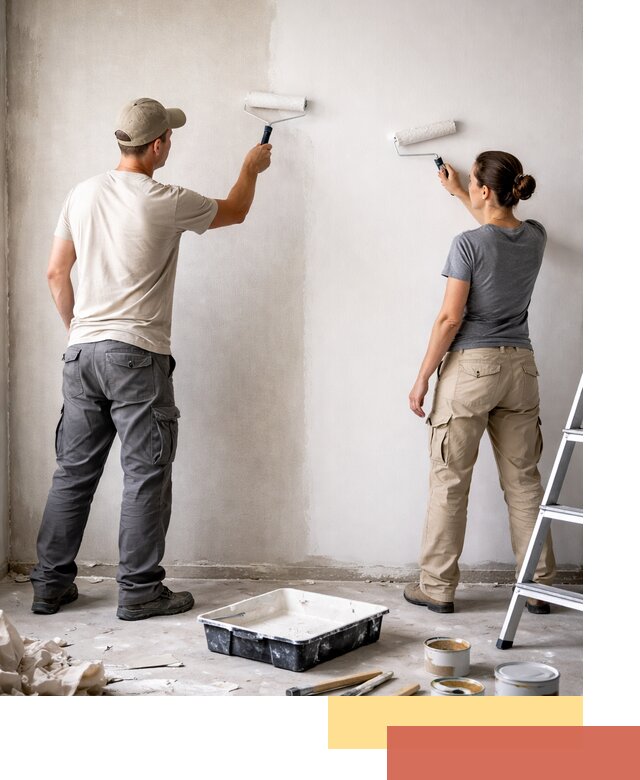 Окраска стен по стеклохолсту в Учалах качественно и долговечно