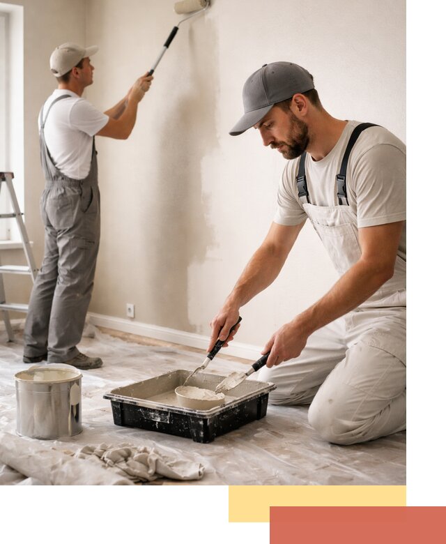 Покраска стен в квартире в Учалах — профессионально и аккуратно