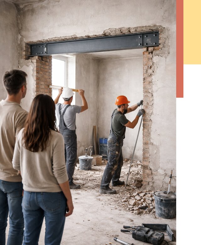 Усиление проема в стене в Учалах от 9659 руб. — усиление дверного проема металлоконструкцией | ОТДЕЛОЧНИК-Члы