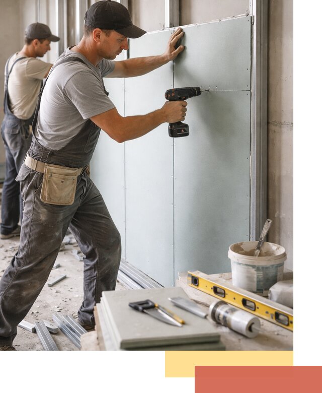 Кладка влагостойких перегородок ПГП в Учалах