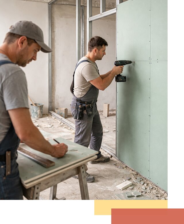 Перегородки из влагостойкого гипсокартона под ключ в Учалах