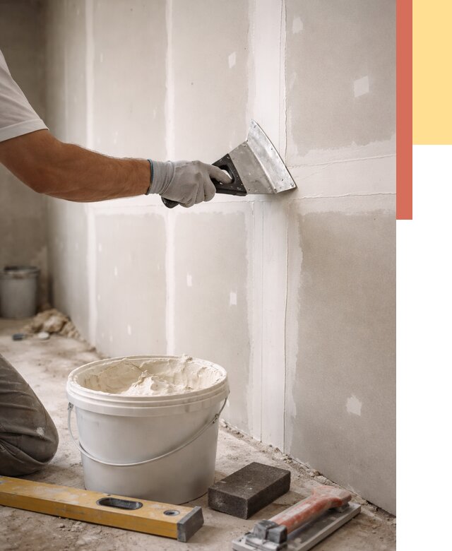 Шпаклевка перегородок из гипсокартона в Учалах от 2542 руб. — услуги ОТДЕЛОЧНИК-Члы