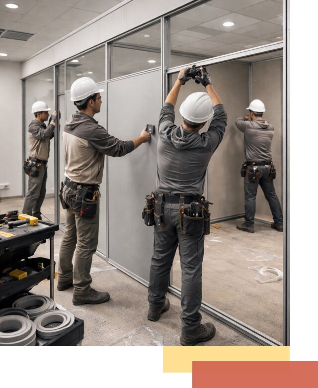 Мобильные офисные перегородки под ключ в Учалах