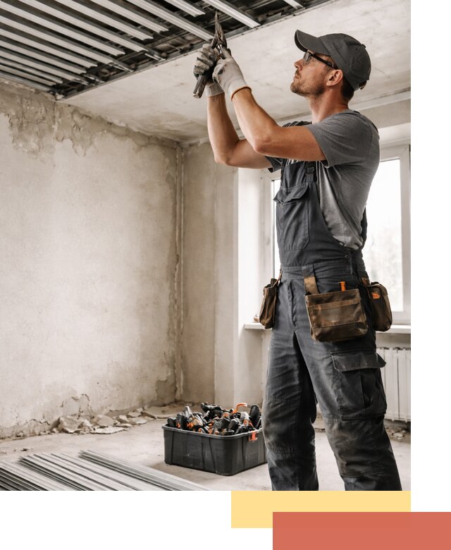 Демонтаж реечного потолка в Учалах быстро и аккуратно