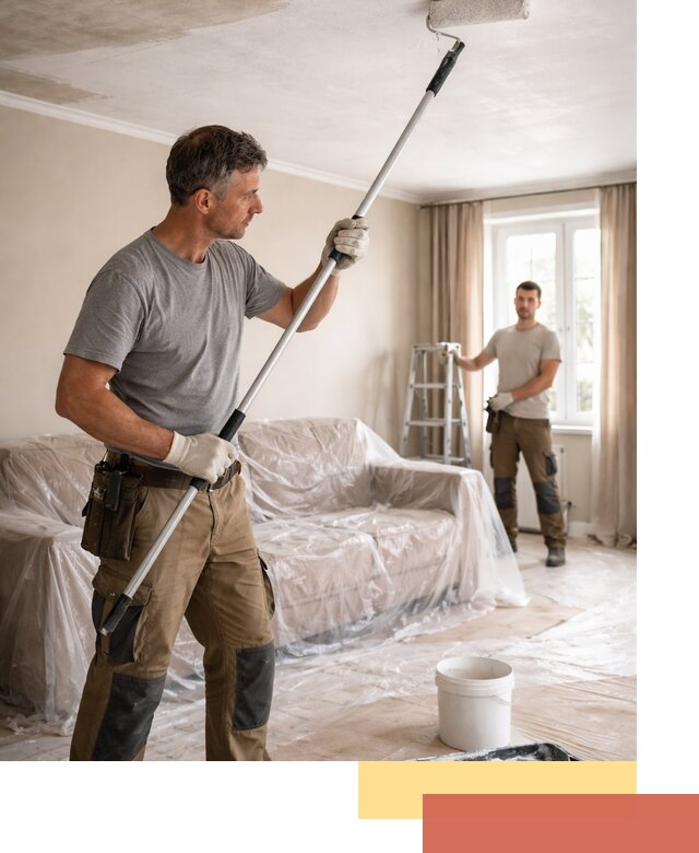 Грунтовка потолка в Учалах — подготовка под покраску и отделку