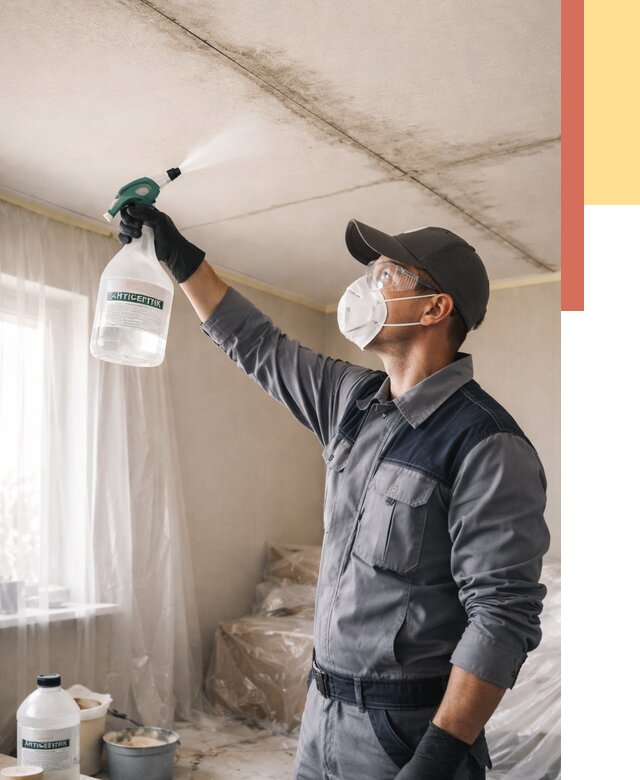 Антисептическая обработка потолка в Учалах от 2542 руб. | ОТДЕЛОЧНИК-Члы