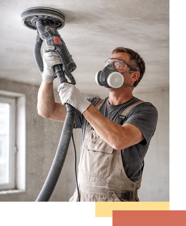 Шлифовка потолка в Учалах — качественная подготовка под отделку