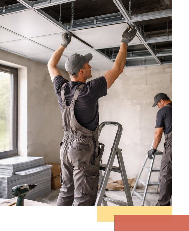 Монтаж кассетного потолка в Учалах качественно и быстро