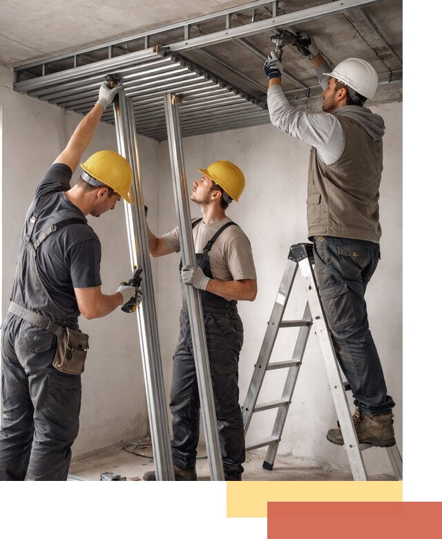 Монтаж реечного потолка под ключ в Учалах