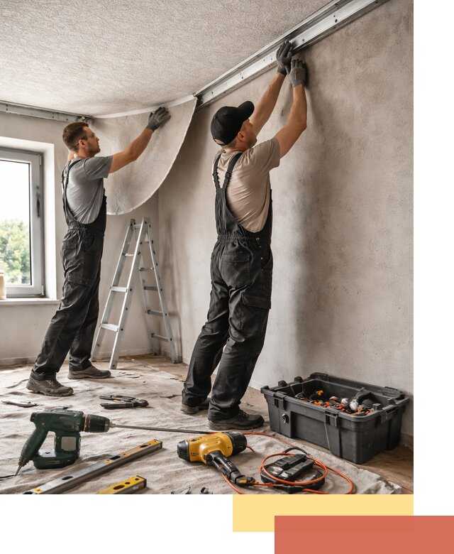 Монтаж фактурного натяжного потолка в Учалах качественно и быстро