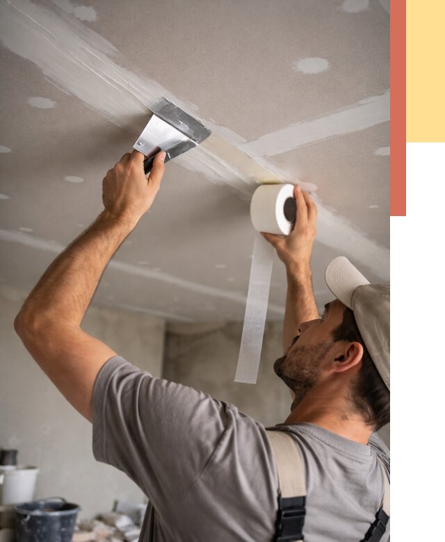 Обработка швов потолка ГКЛ в Учалах от 7625 руб. под ключ | ОТДЕЛОЧНИК-Члы