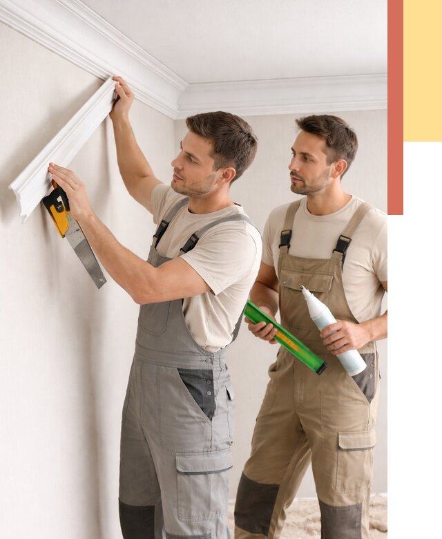 Монтаж потолочного плинтуса в Учалах от 2338 руб. — быстро и недорого | ОТДЕЛОЧНИК-Члы