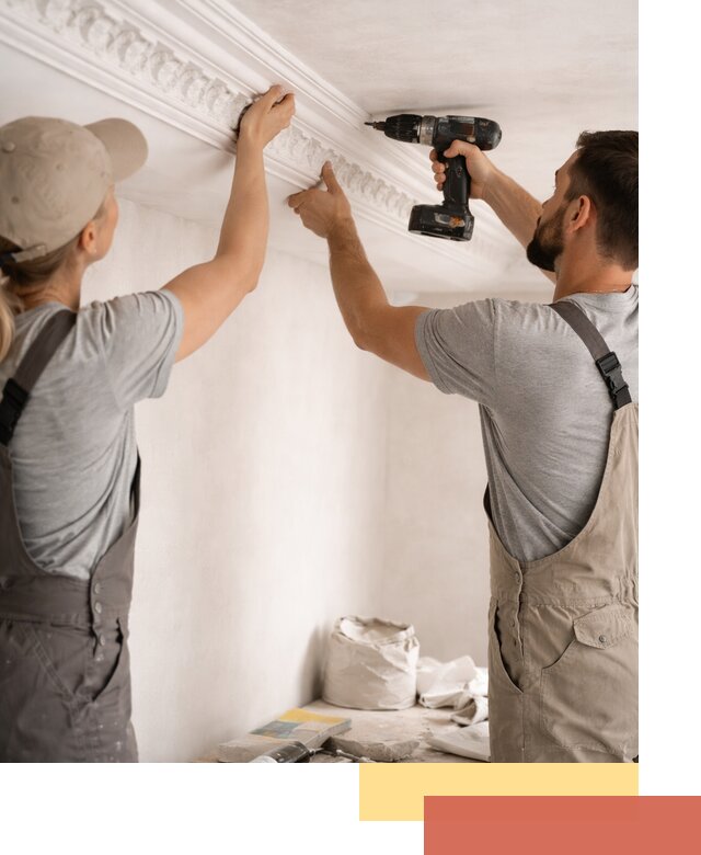 Профессиональный монтаж лепнины на потолок в Учалах