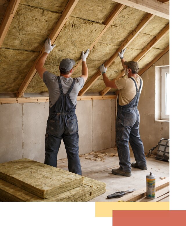 Утепление потолка минеральной ватой в Учалах